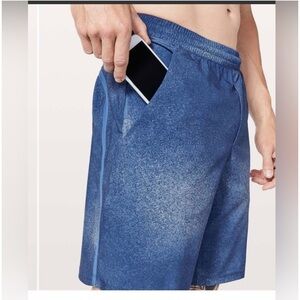 Lululemon Pace Breaker Ocean Spray Blue Shorts H.
